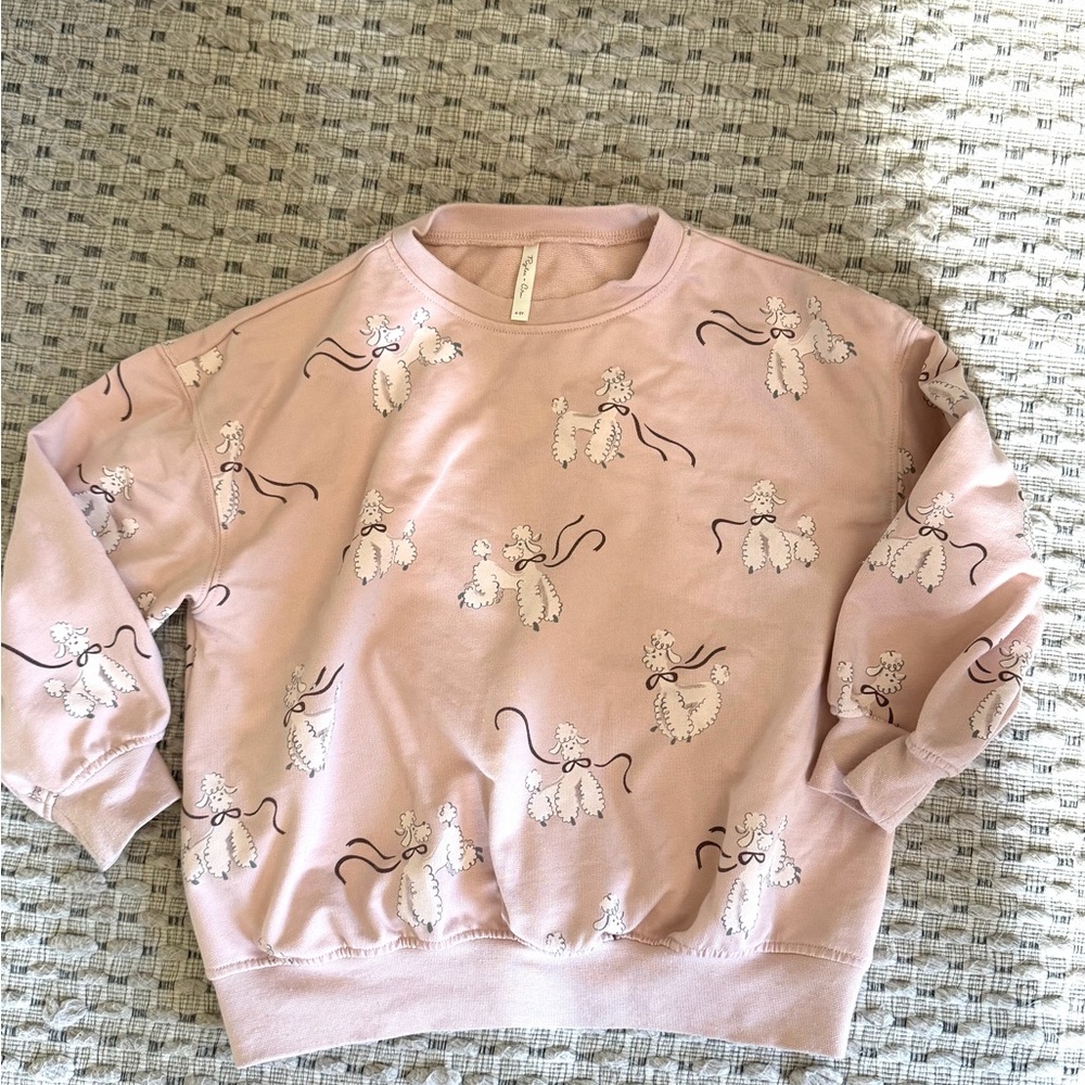 Rylee + Cru Poodle Sweatshirt